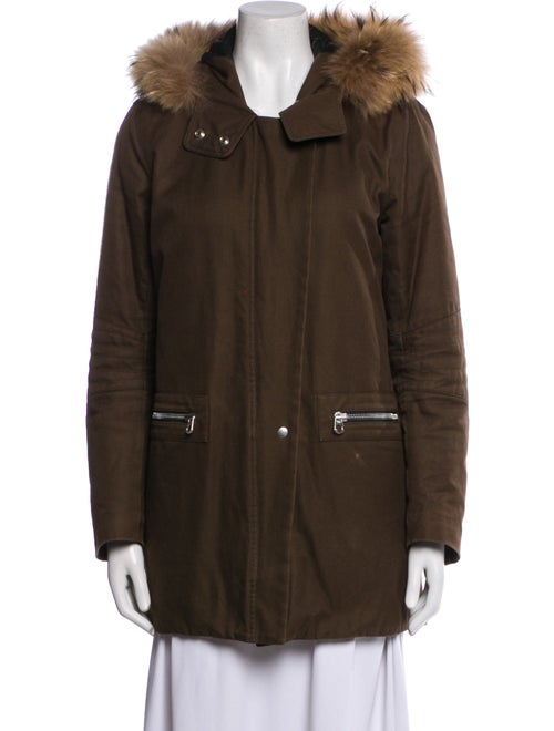 Sandro Faux Fur Coat