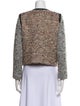Sandro Tweed Pattern Evening Jacket