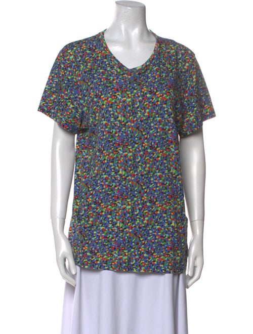 Sandro Printed Cowl Neck T-Shirt