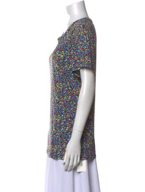 Sandro Printed Cowl Neck T-Shirt