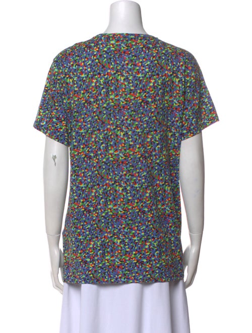 Sandro Printed Cowl Neck T-Shirt