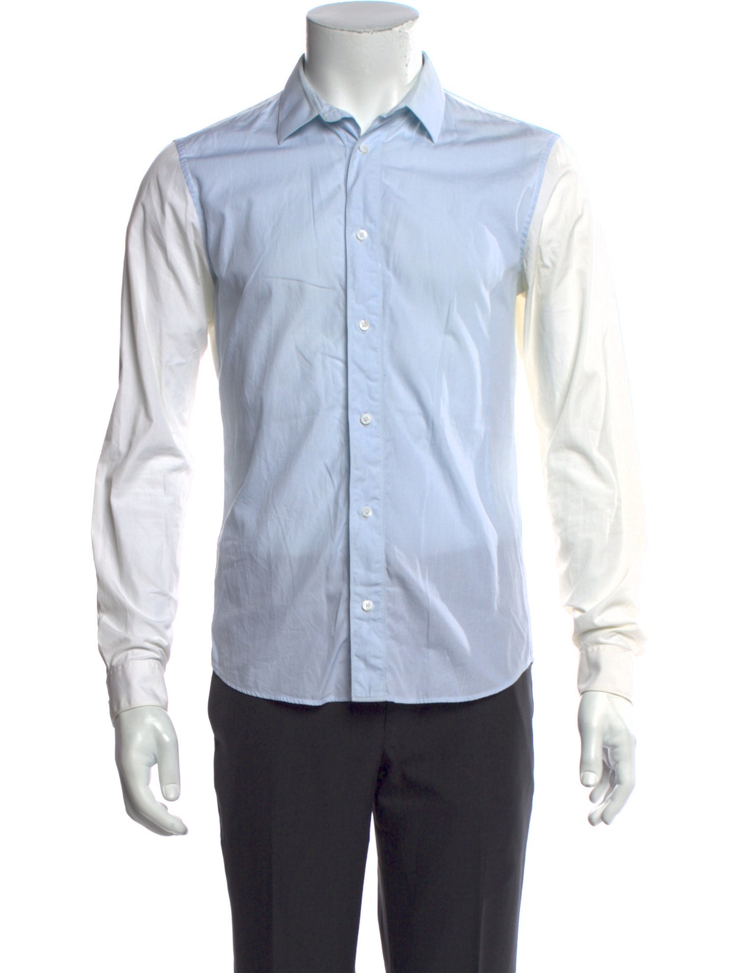 Sandro Striped Long Sleeve Dress Shirt