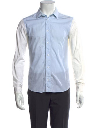 Sandro Striped Long Sleeve Dress Shirt