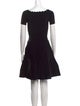Sandro Scoop Neck Mini Dress