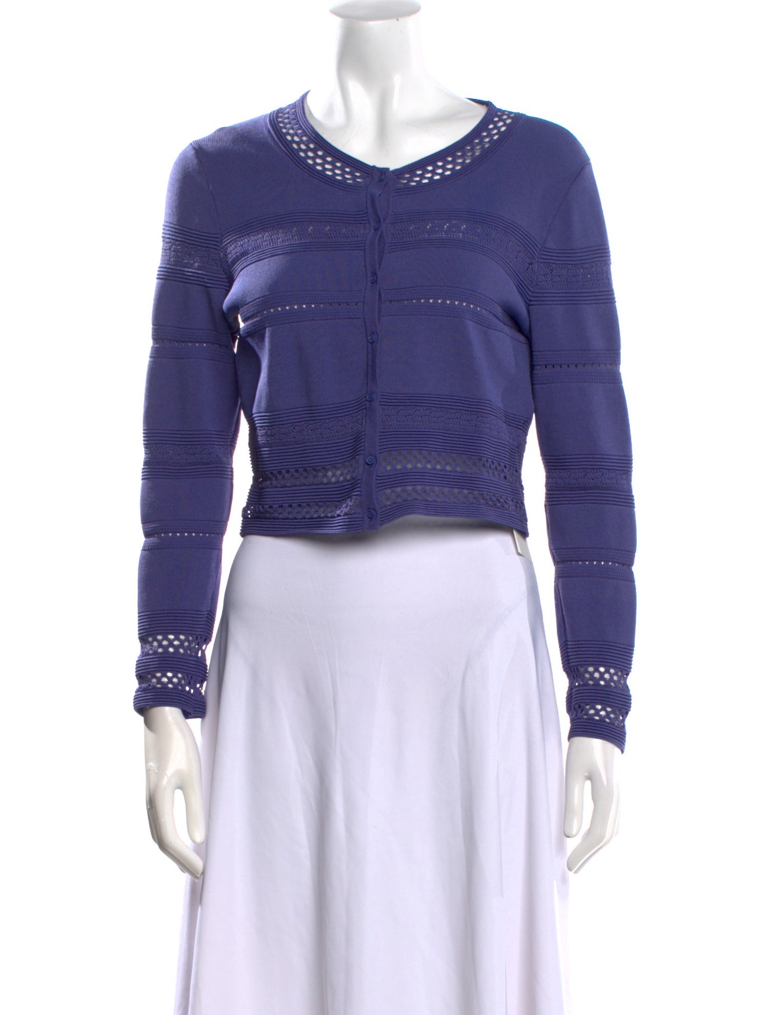 Sandro Striped Crew Neck Sweater