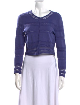 Sandro Striped Crew Neck Sweater