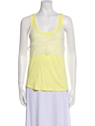 Sandro Scoop Neck Sleeveless Top