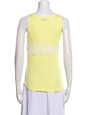Sandro Scoop Neck Sleeveless Top