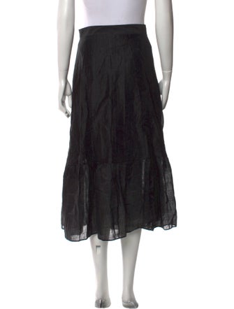 Sandro Linen Midi Length Skirt