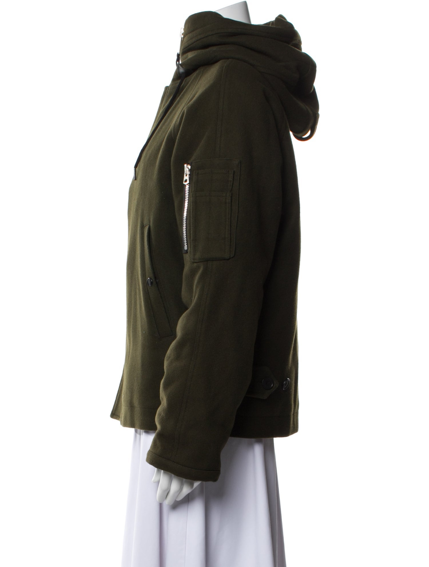 Sandro Wool Utility Jacket