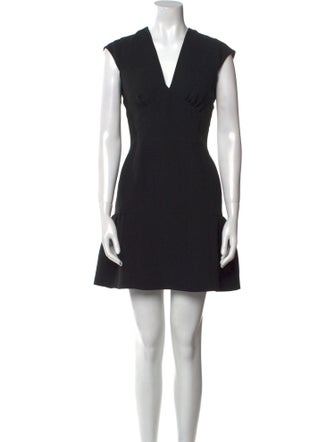 Sandro V-Neck Mini Dress