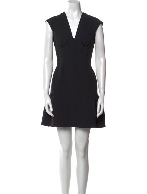 Sandro V-Neck Mini Dress