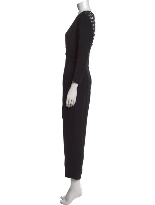 Sandro V-Neck Jumpsuit