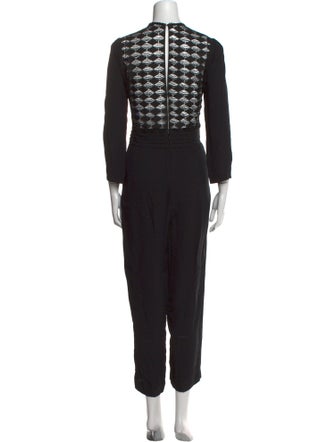 Sandro V-Neck Jumpsuit