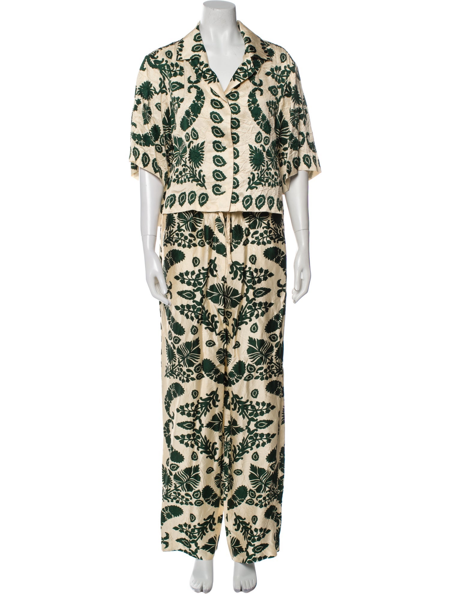 Sandro Printed Pant Set