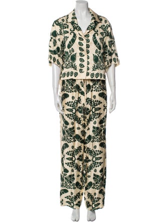 Sandro Printed Pant Set