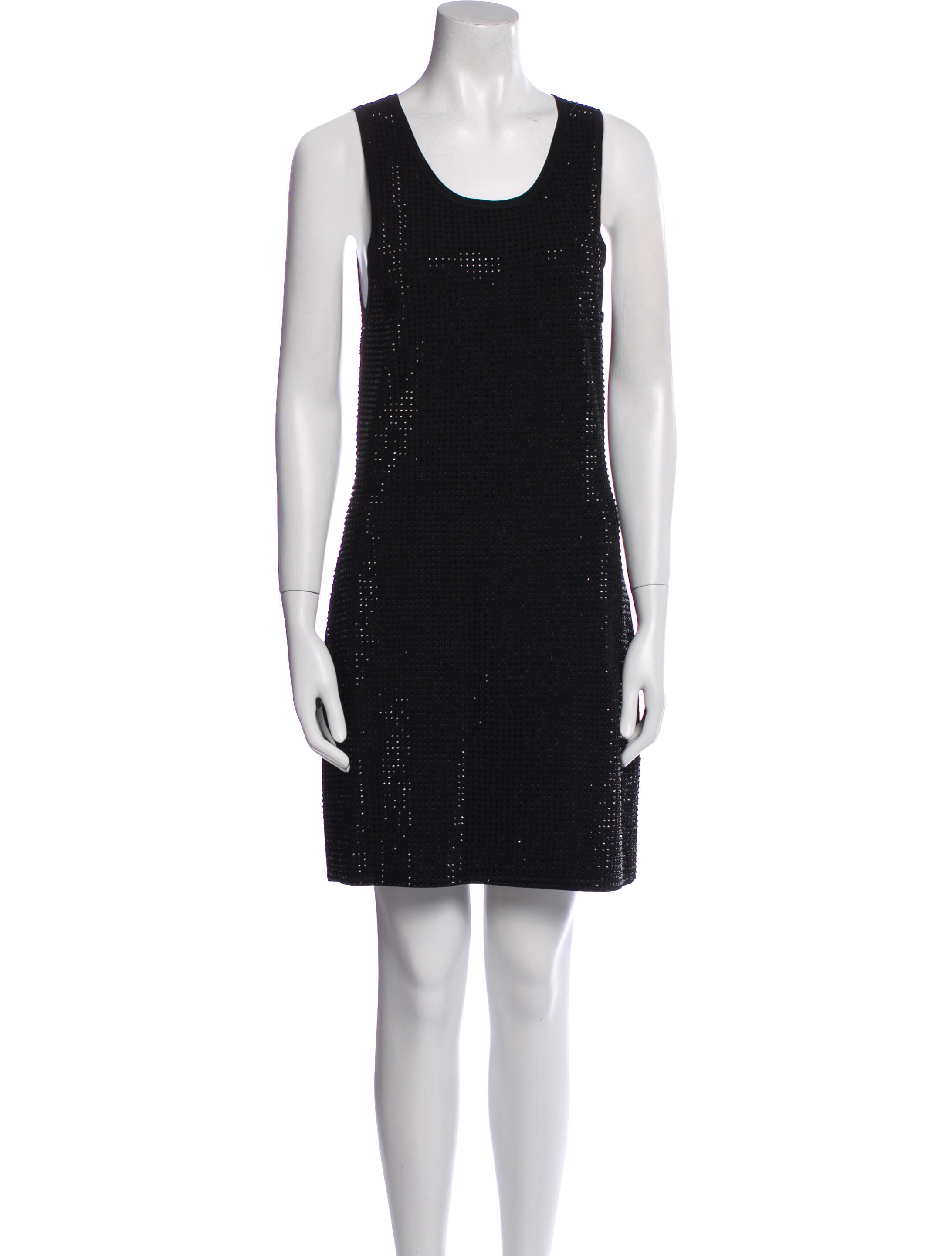 Sandro Scoop Neck Mini Dress