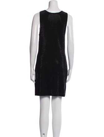 Sandro Scoop Neck Mini Dress