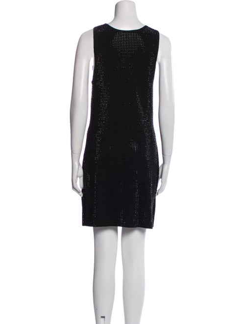 Sandro Scoop Neck Mini Dress