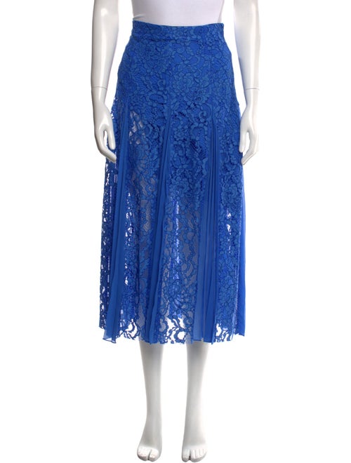 Sandro Lace Pattern Midi Length Skirt