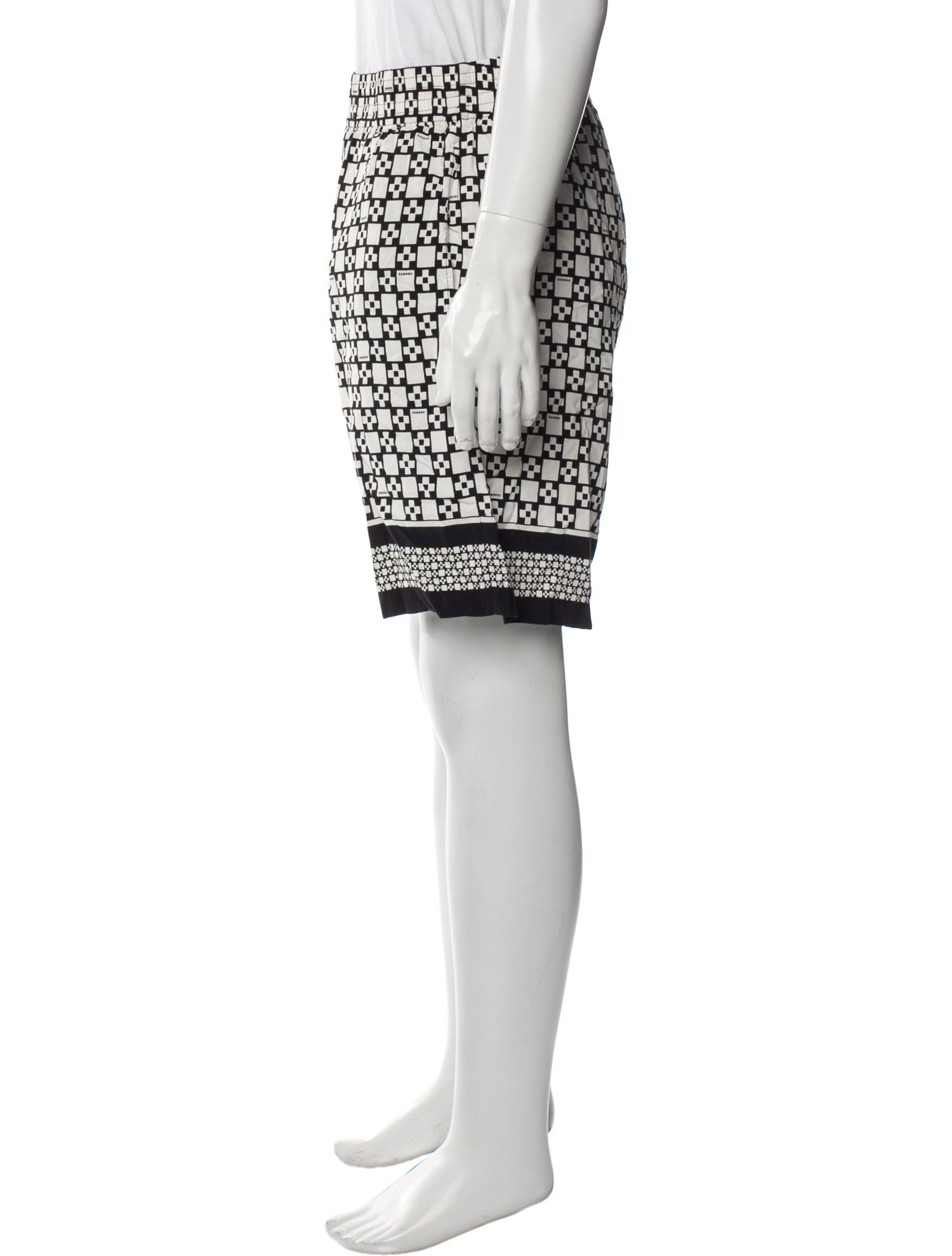 Sandro Printed Shorts