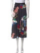 Sandro Printed Midi Length Skirt