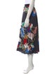 Sandro Printed Midi Length Skirt