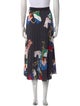 Sandro Printed Midi Length Skirt