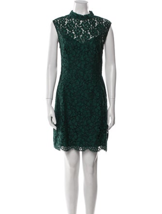 Sandro Lace Pattern Mini Dress