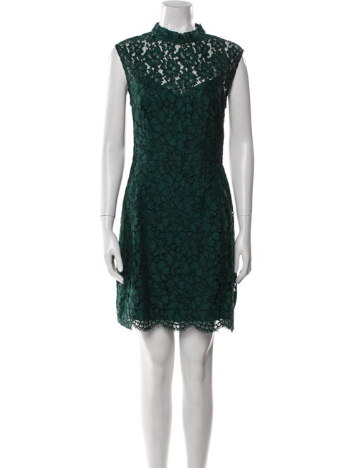 Sandro Lace Pattern Mini Dress