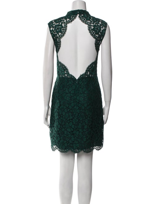 Sandro Lace Pattern Mini Dress