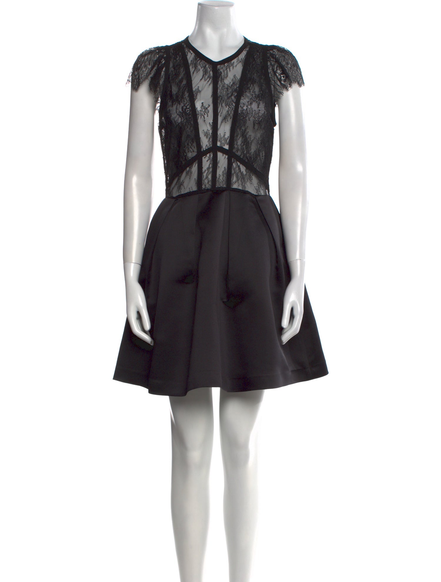 Sandro Crew Neck Mini Dress