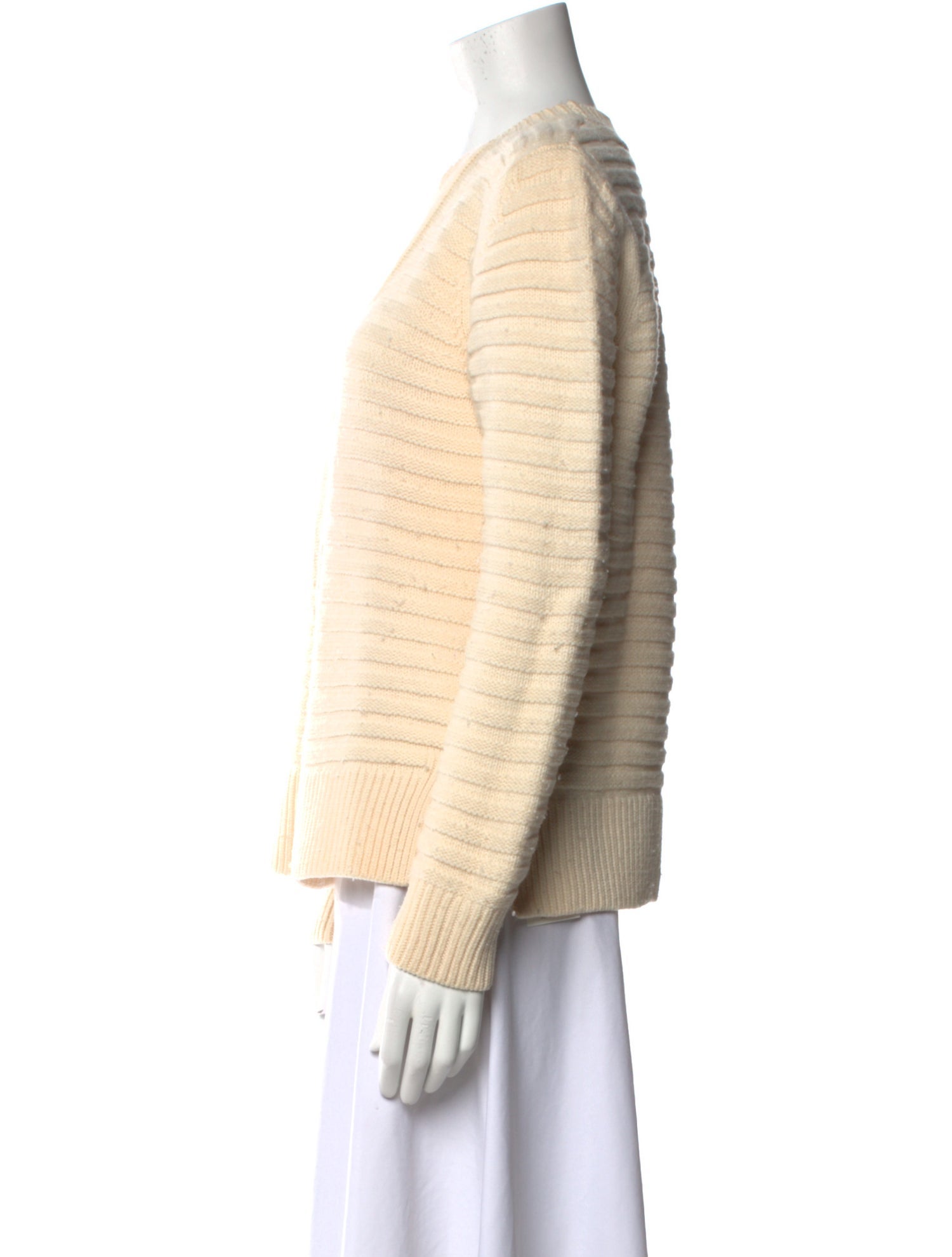 Sandro Merino Wool Crew Neck Sweater