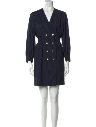 Sandro V-Neck Mini Dress