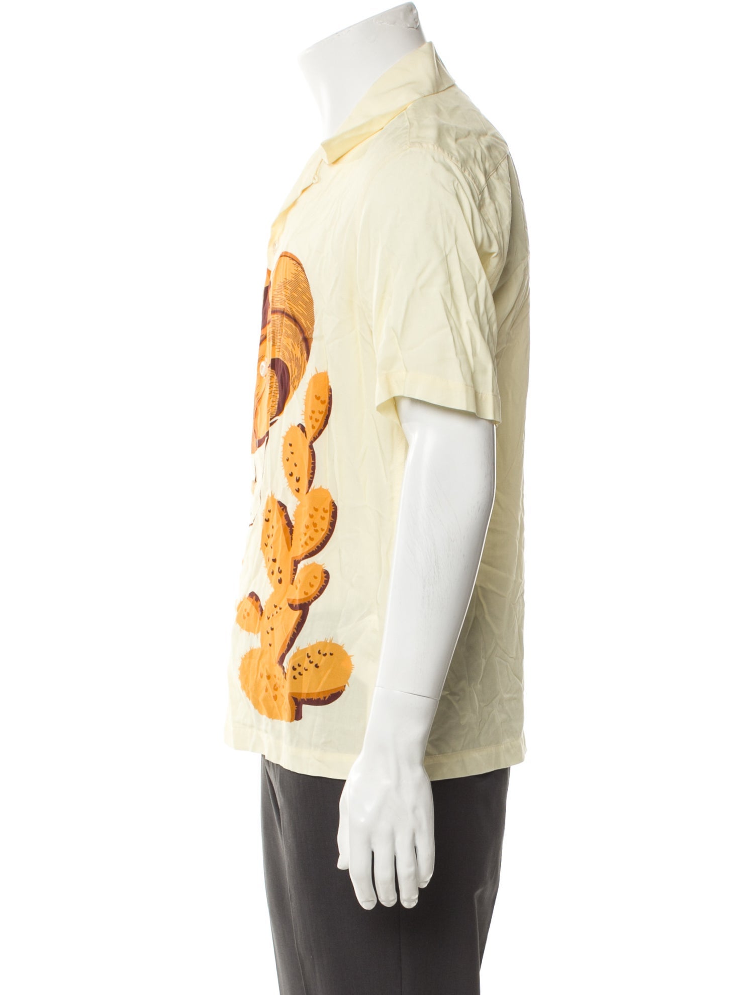 Sandro Graphic Print Short Sleeve Shirt w/ Tags