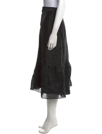 Sandro Linen Midi Length Skirt