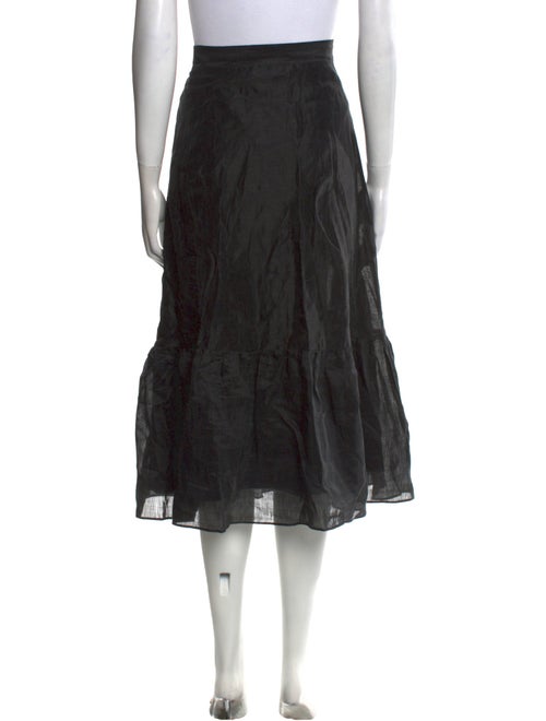 Sandro Linen Midi Length Skirt