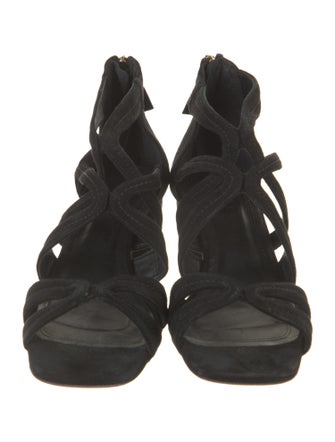Sandro Suede Gladiator Sandals