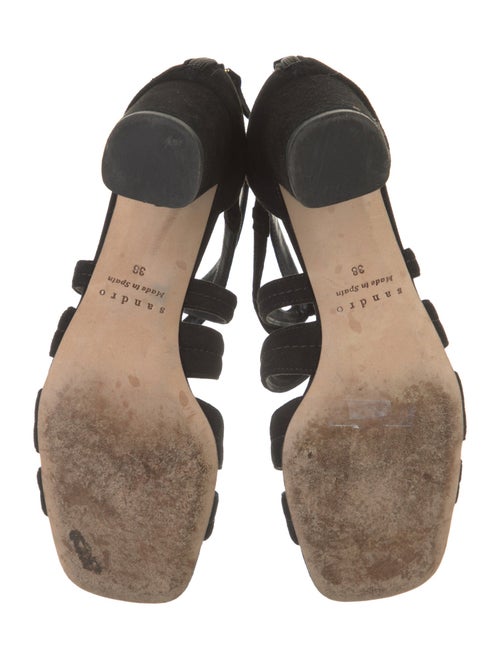 Sandro Suede Gladiator Sandals