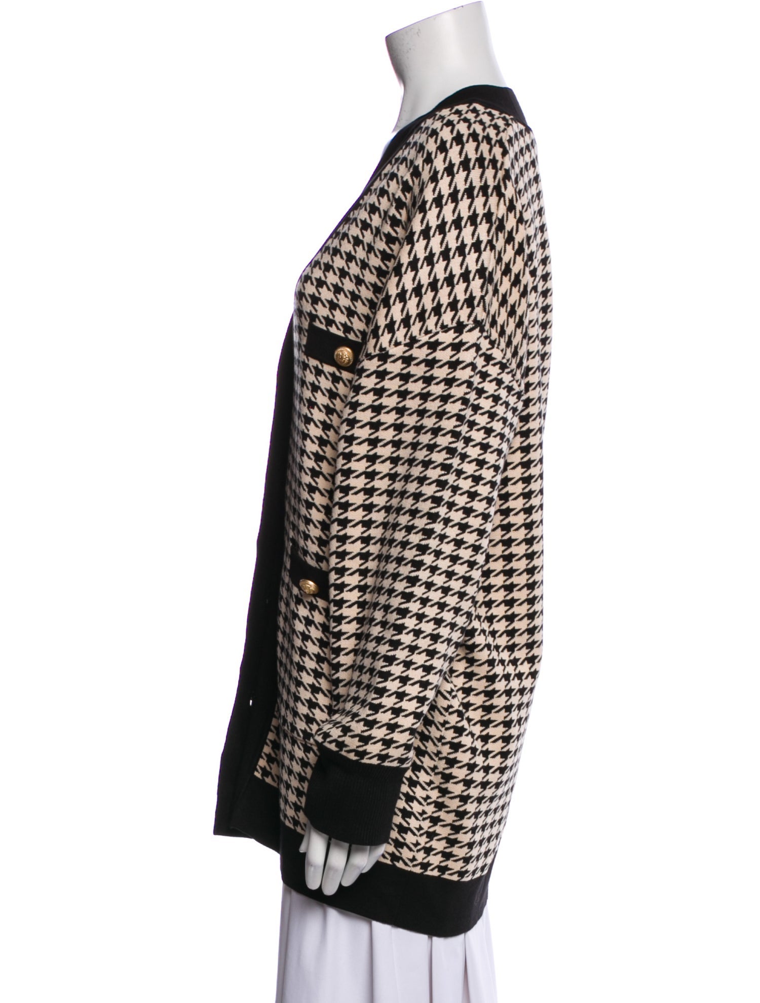 Sandro Houndstooth Print Evening Jacket w/ Tags