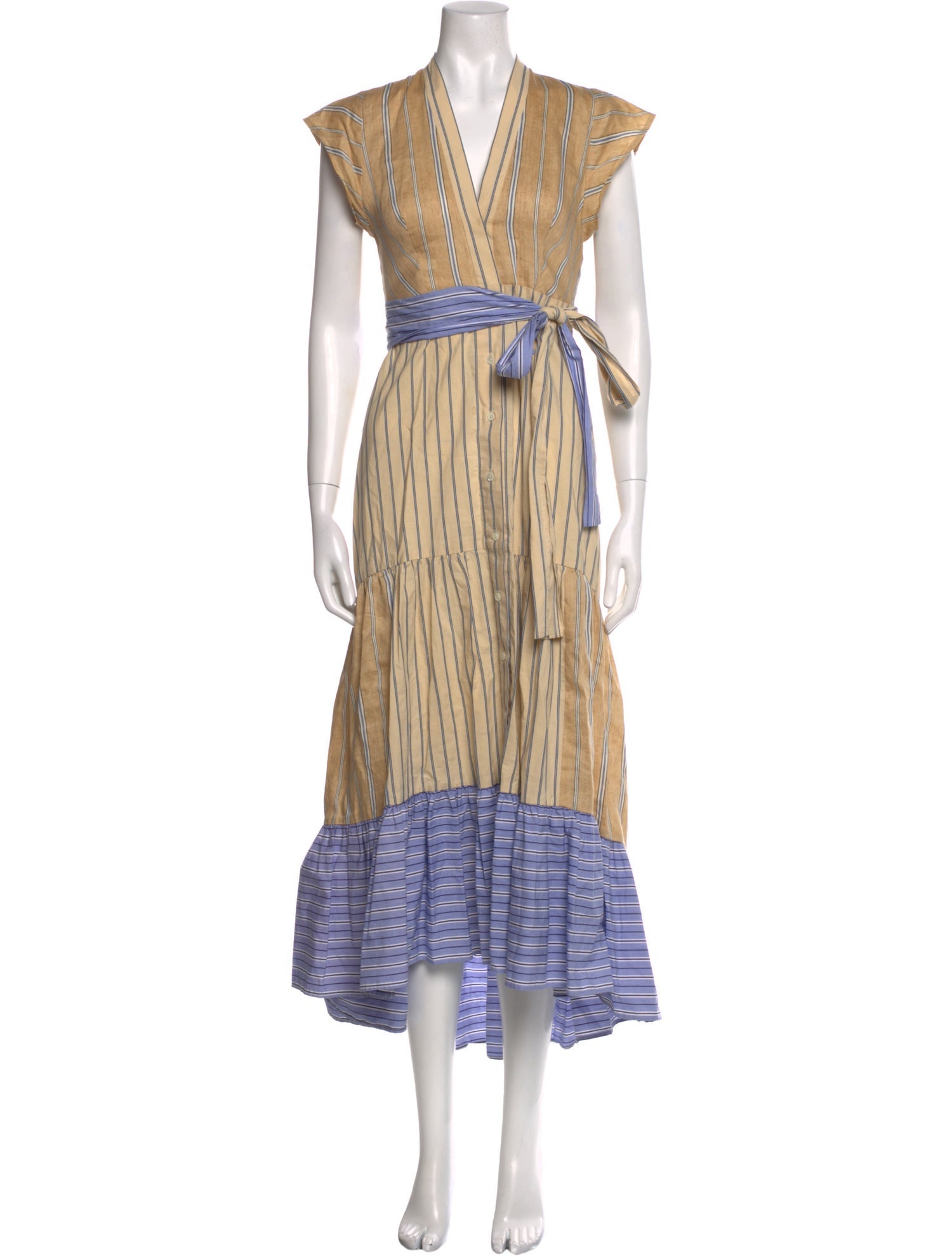 Sandro Linen Long Dress