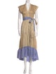 Sandro Linen Long Dress