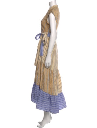 Sandro Linen Long Dress
