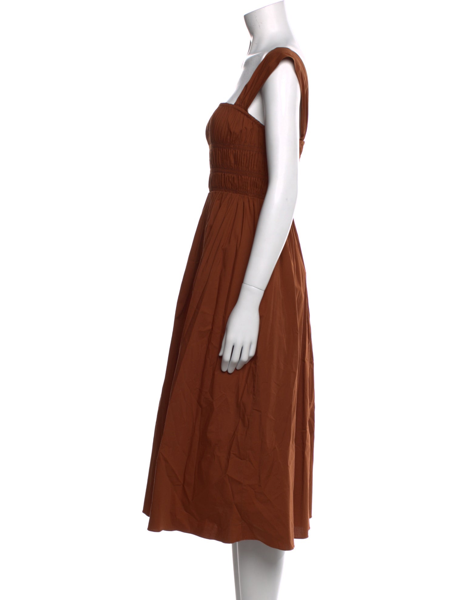 Sandro Square Neckline Midi Length Dress