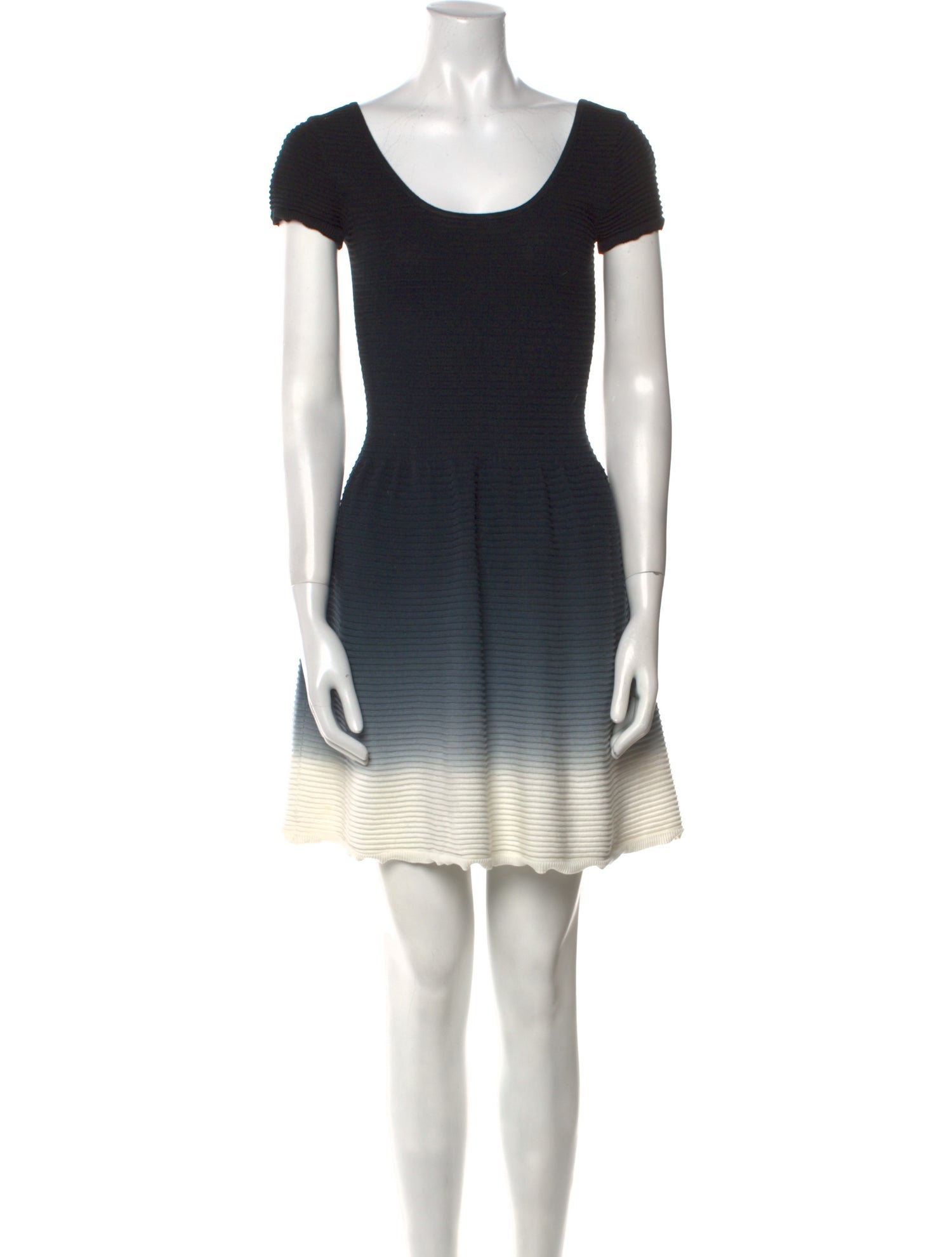Sandro Scoop Neck Mini Dress