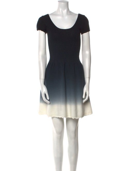 Sandro Scoop Neck Mini Dress