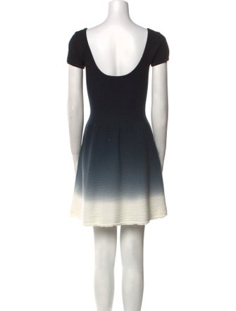 Sandro Scoop Neck Mini Dress