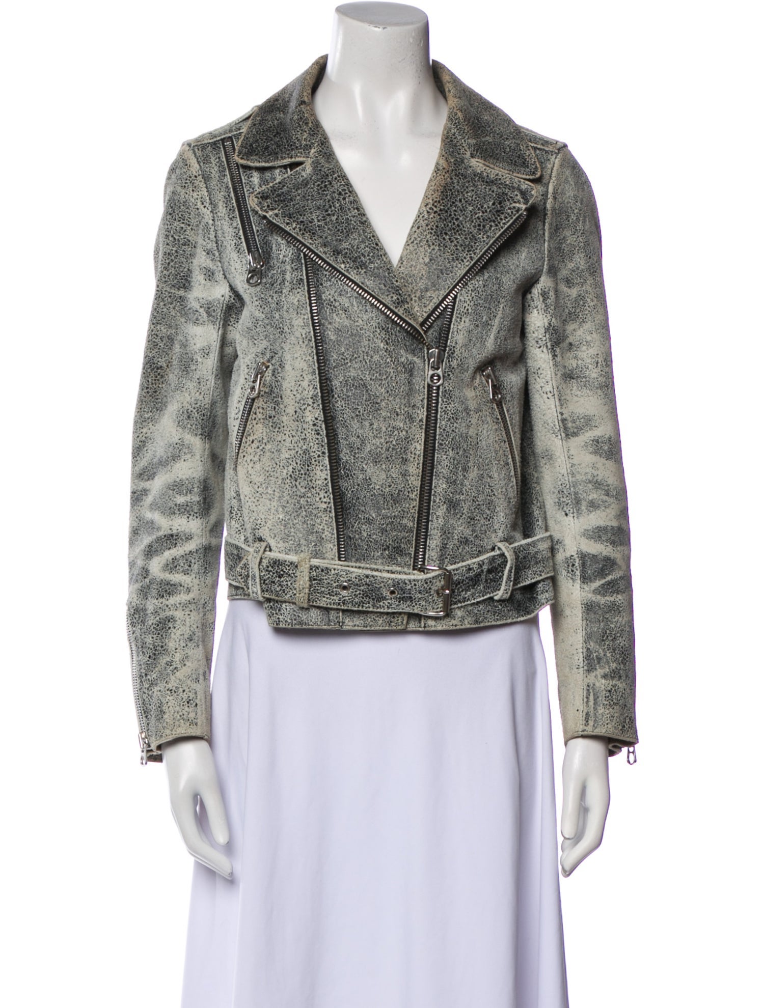 Sandro Leather Blazer