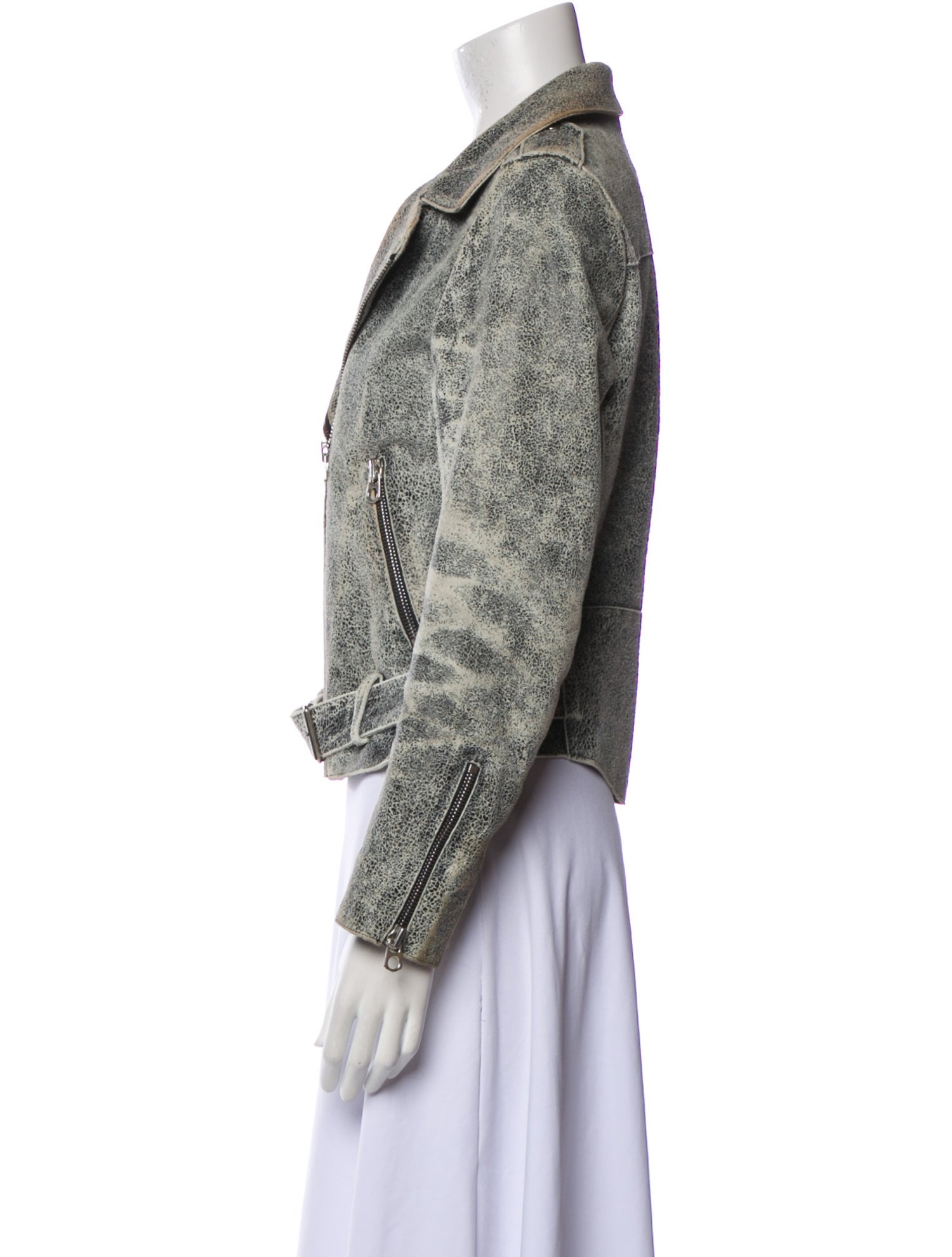 Sandro Leather Blazer