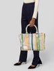 Sandro Canvas Top Handle Bag